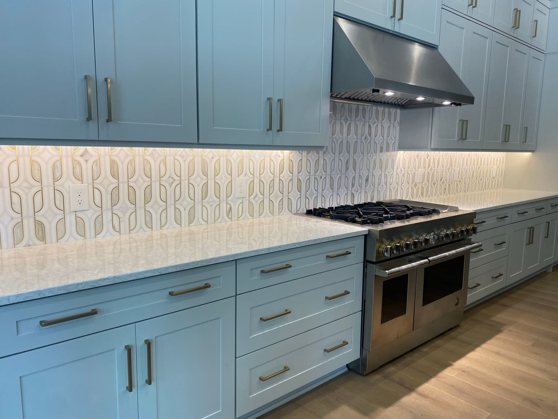 Kitchen Backsplash tile installation service in Clermont and Groveland, FL by Aesthetic Tile